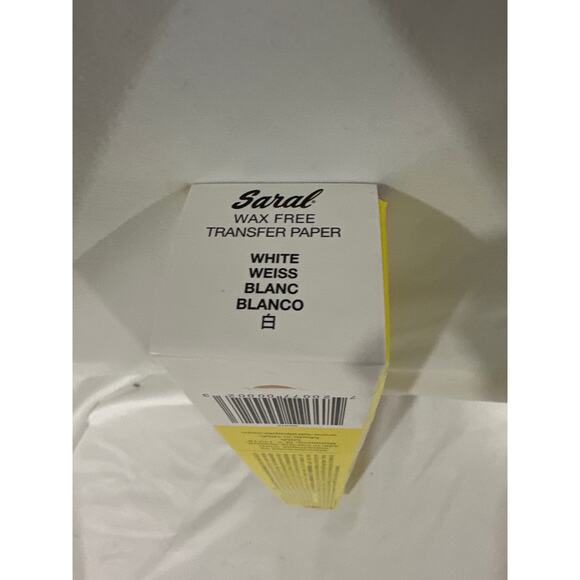 Two Rolls- Saral Paper Corp Wax Free Transfer Tracing Paper -Graphite and White - Picture 3 of 4